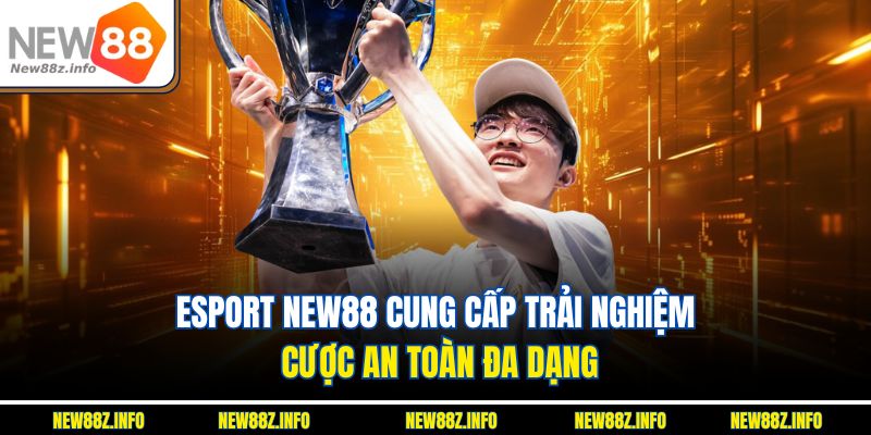 Esport New88 cung cấp trải nghiệm cược an toàn, đa dạng