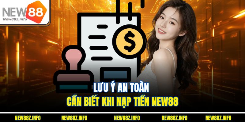 Lưu ý an toàn cần biết khi nạp tiền New88 